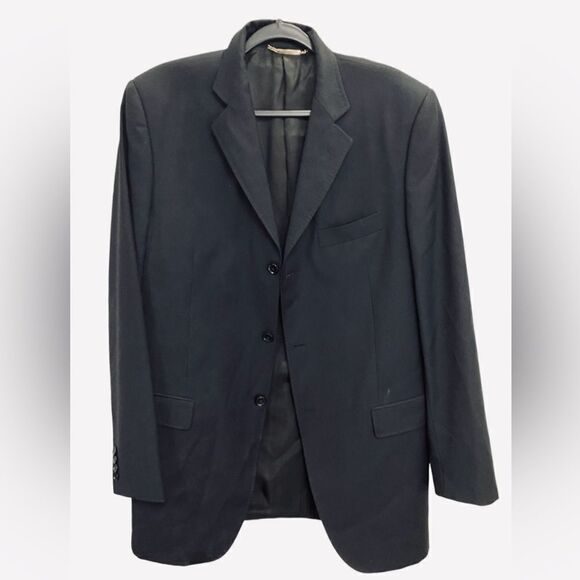 Dolce & Gabbana Men Blazer Suit Jacket Black 3 Button Size EUR 54 US 44 - Picture 1 of 9
